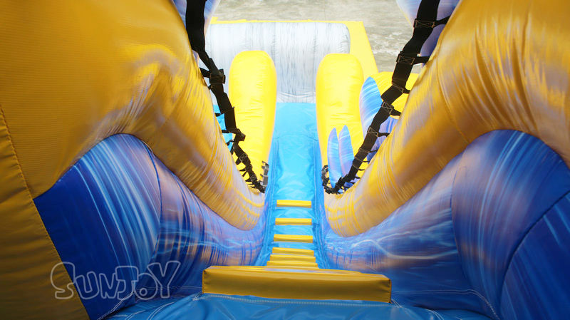 18ft inflatable water slide climbing stair