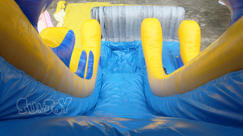 18ft inflatable water slide sliding lane