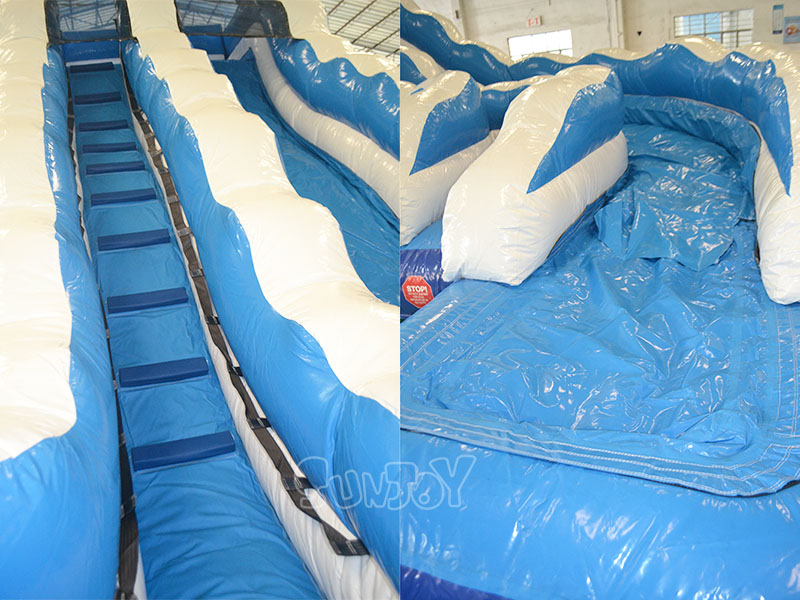 5m curve water slide details