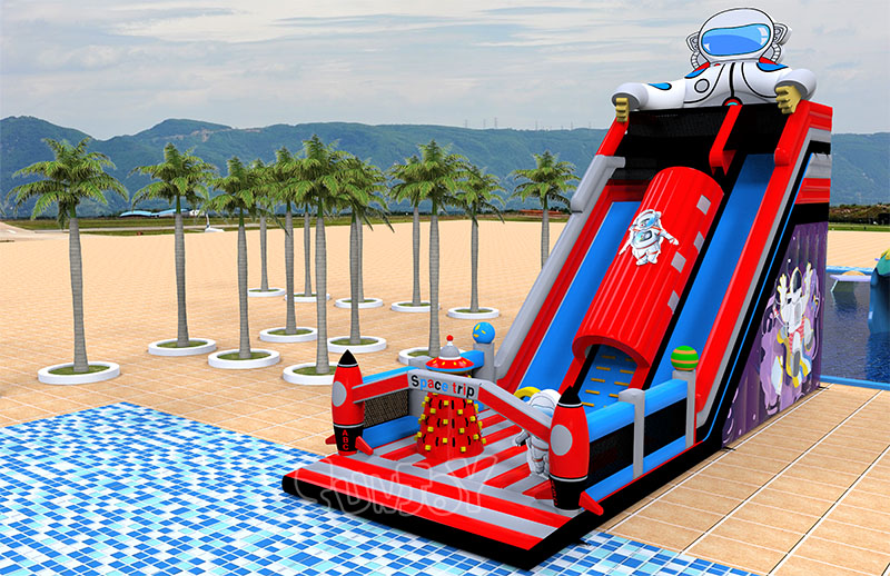 space theme inflatable slide effect picture space theme inflatable slide effect picture