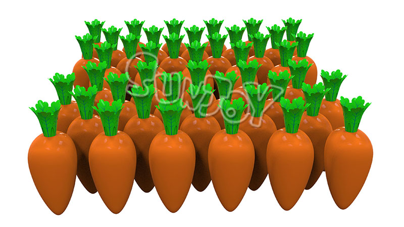 carrot defense inflatable game carrots