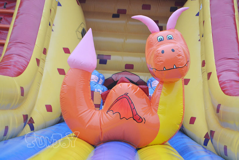 20ft dragon slide cartoon dragon