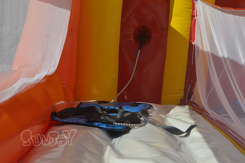 rapid fire inflatable game harness