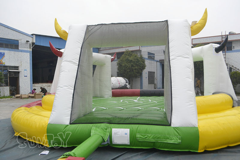 inflatable sumo football field goal net