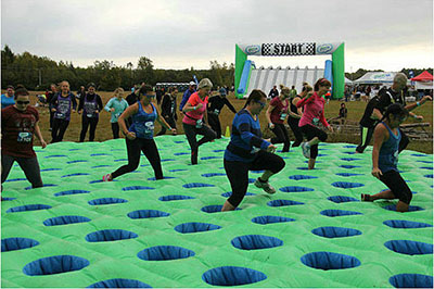 fun and popular inflatable obstacle course