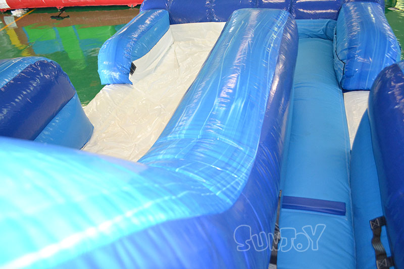 18' dolphin water slide landing zone