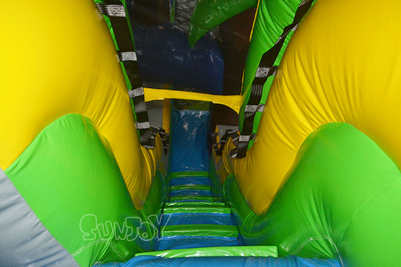 20ft tropical water slide climbing stair