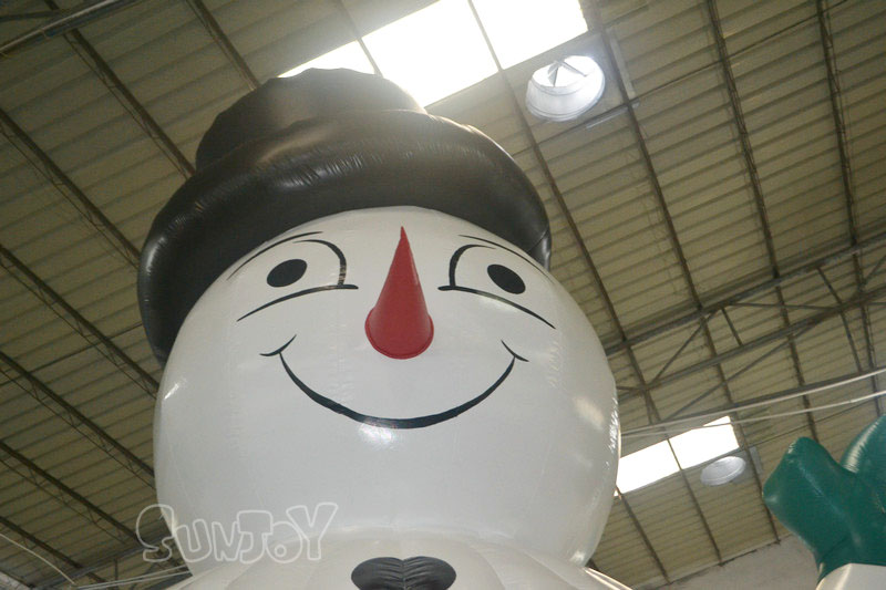 snowman dome bouncer cartoon head