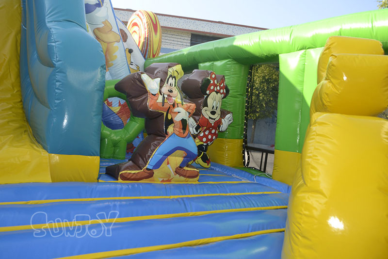 inflatable disney amusement park details 2