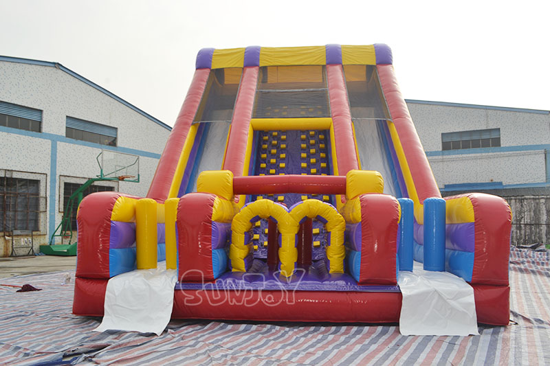 extreme rush obstacle course slide section
