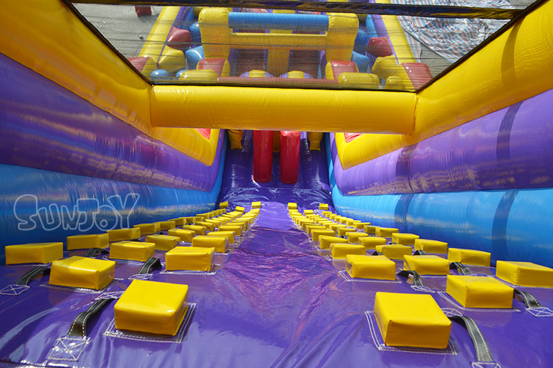 extreme rush obstacle course climbing wall
