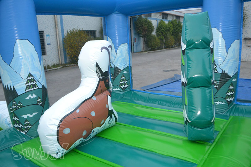 inflatable mountain climbing wall cartoons