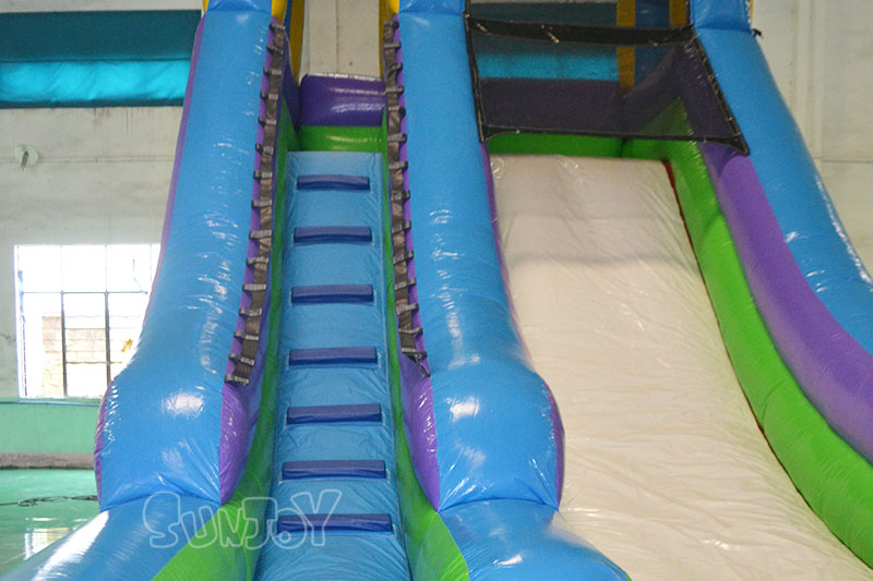 9 feet water slide lanes