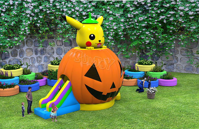 inflatable pikachu combo effect picture