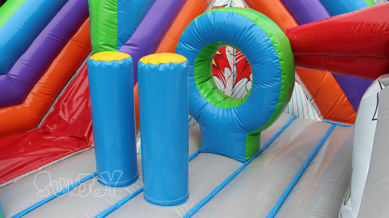 missile inflatable playground details 3
