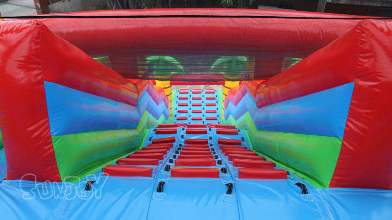 tropical above ground pool water slide climbing sheet