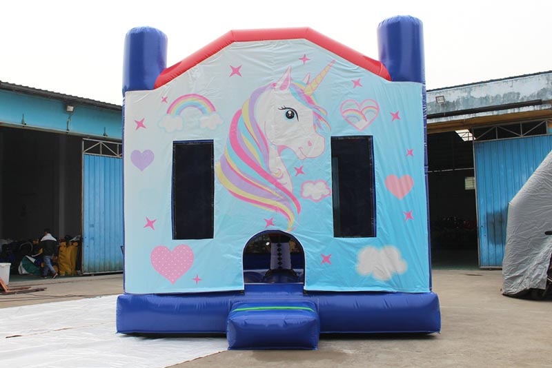 closed front bounce house