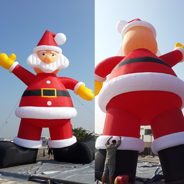 inflatable santa claus for christmas decoration