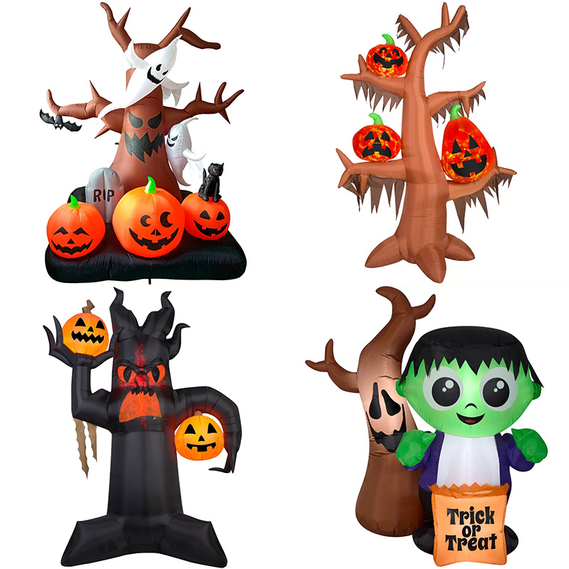 more inflatable haunted tree design for Halloween decoration