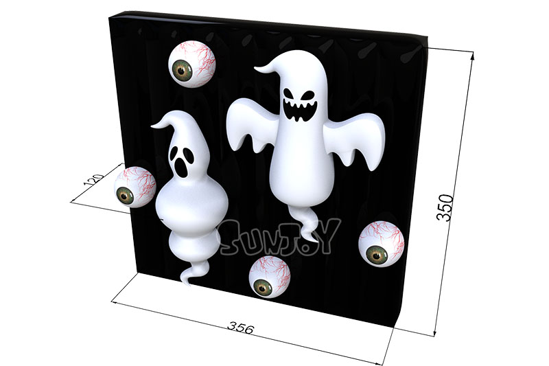 inflatable ghost stone tablet decoration size