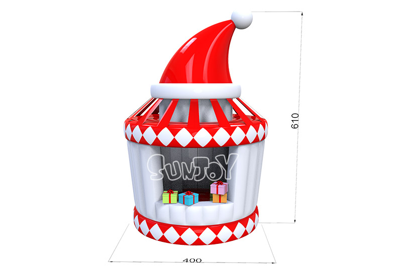 inflatable Christmas booth design size