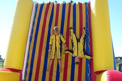 inflatable Velcro wall