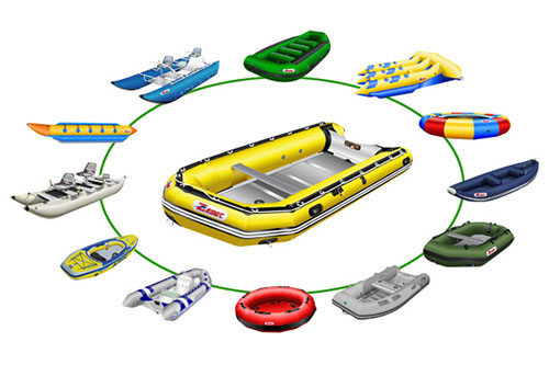 different types of inflatable boats