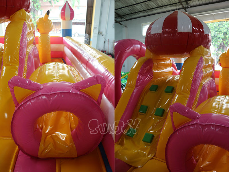 Pikachu inflatable bounce park details 3 Pikachu inflatable bounce park details 3