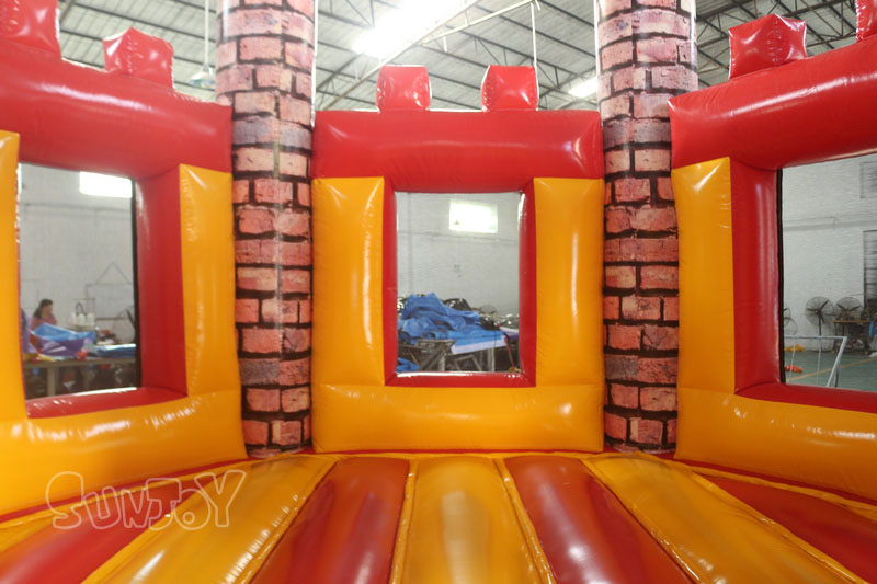 high tower inflatable castle details 2 high tower inflatable castle details 2