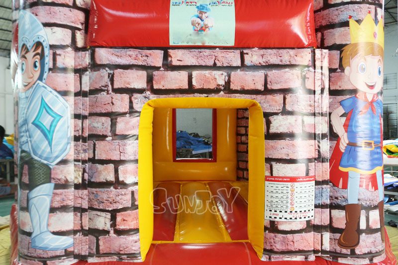 high tower inflatable castle details 1 high tower inflatable castle details 1