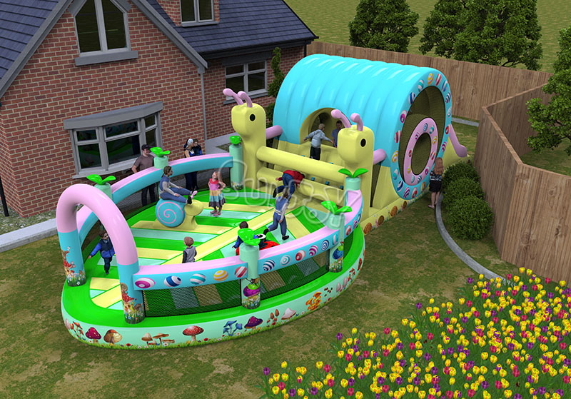 snail amusement park inflatable effect picture